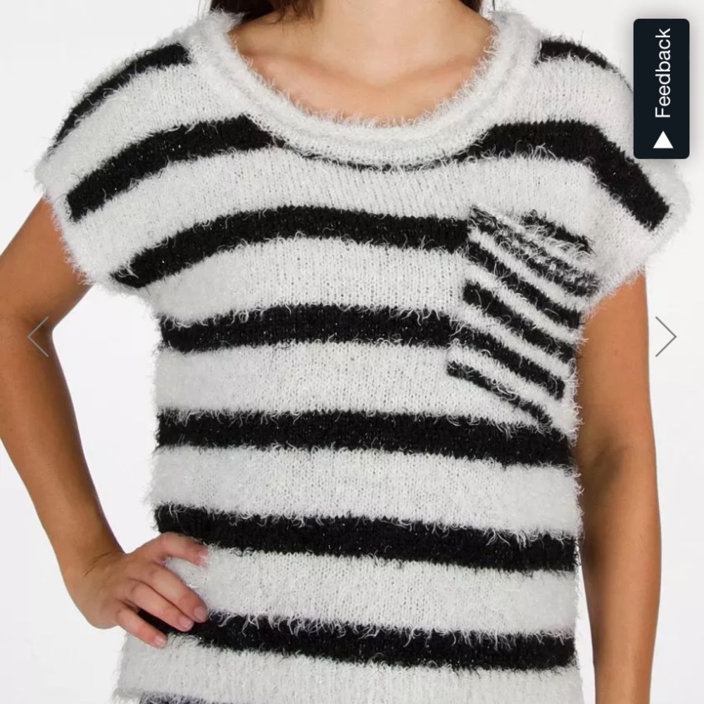 Daytrip Striped‎ Plush Sweater